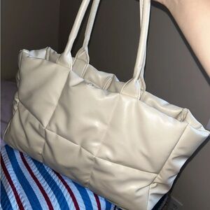 Elegant Cream Tote Bag